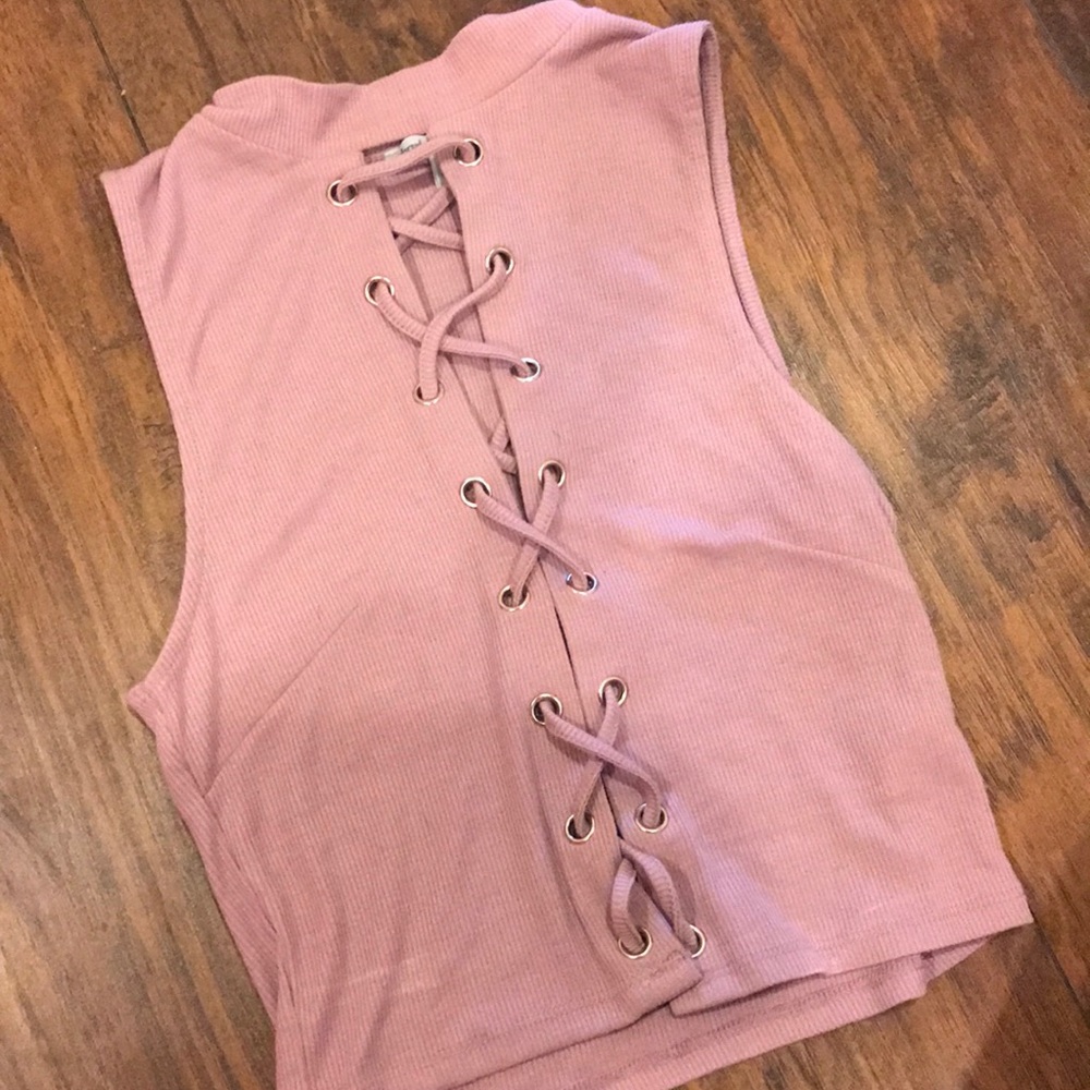 Tie up tank top